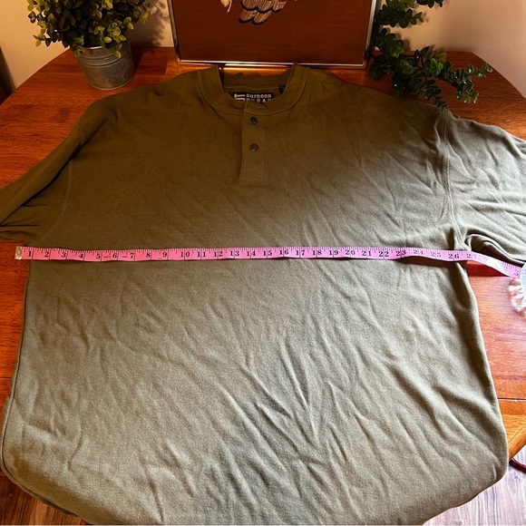 Outdoor Urban Terrain Men’s Henley Shirt Size XL - Picture 5 of 6
